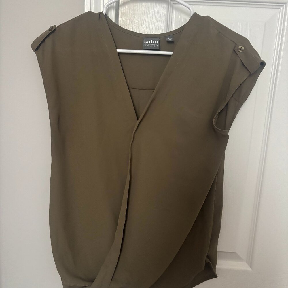 Soho Jeans Tank Blouse
